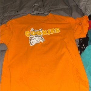 Cookies Women's Orange Short Sleeve Tee